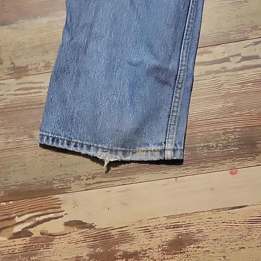 Levi's 505 Denim Blue Jeans Straight Fit Mens‎ Size 36/30